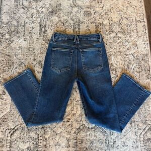 Good American Good Leg Crop Mini Bootcut Jeans